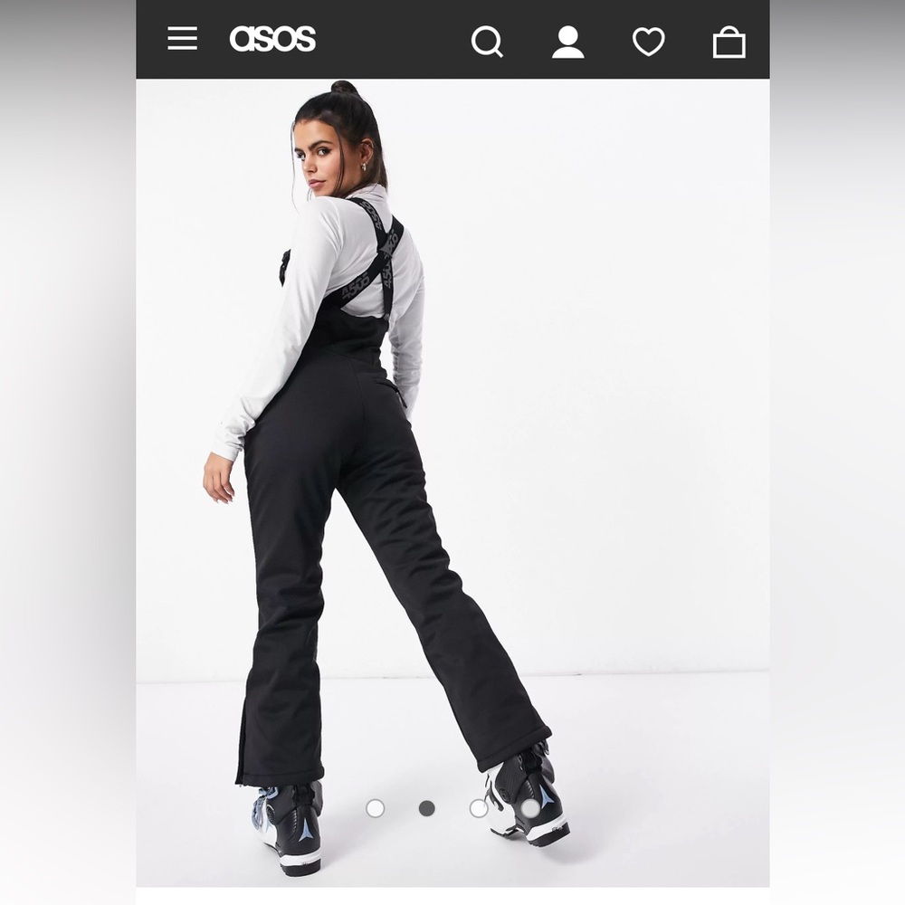 NWT ASOS Petite ski high waisted salopette